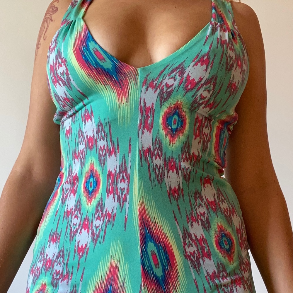 Sexy, Silky, Playful Psychedelic Romper